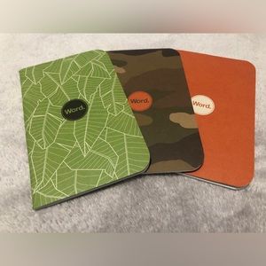 NWOT Word Notebooks | A Cool Material Project | Sold Out Collection